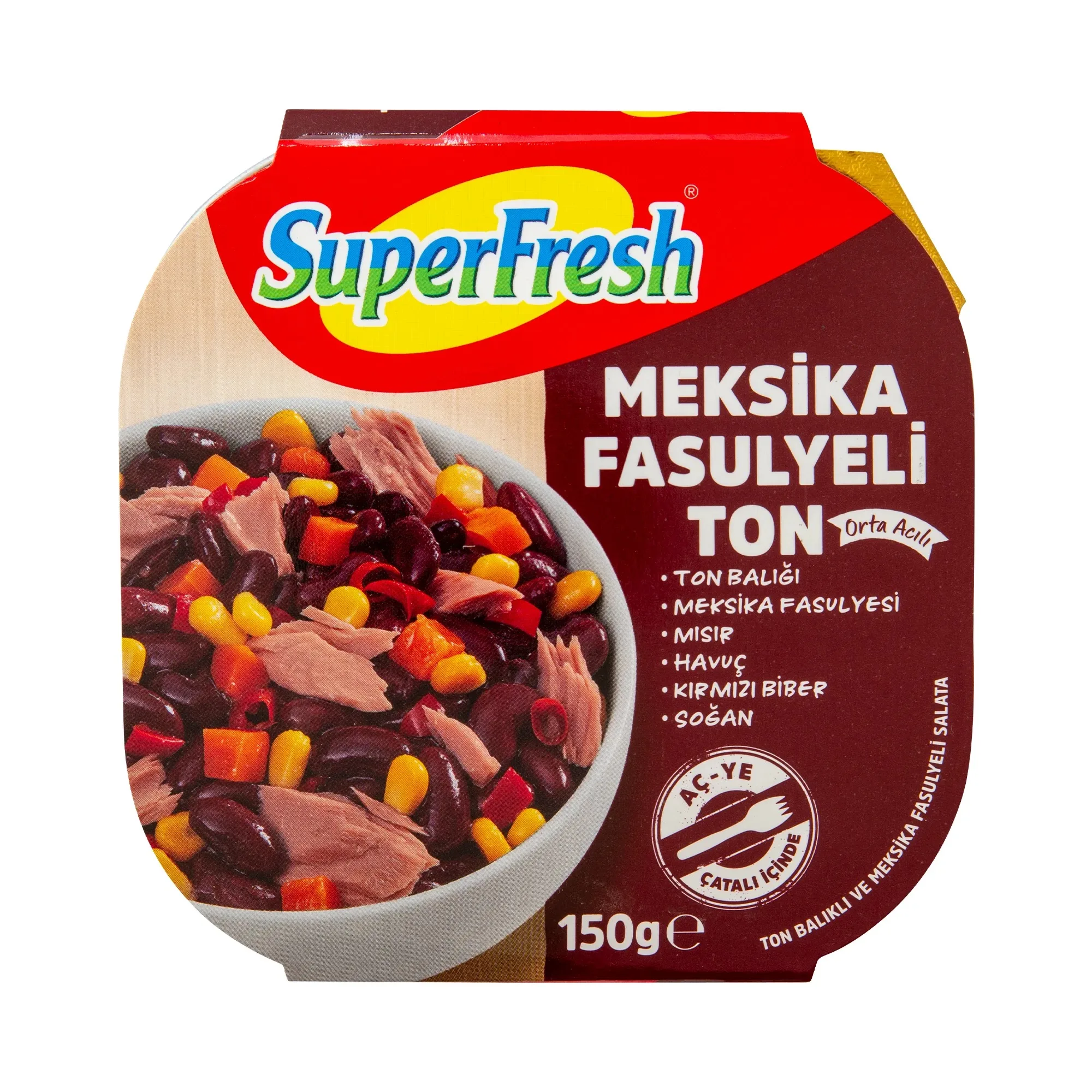 SF MEKSİKA FASULYE TON SALATA 150GR