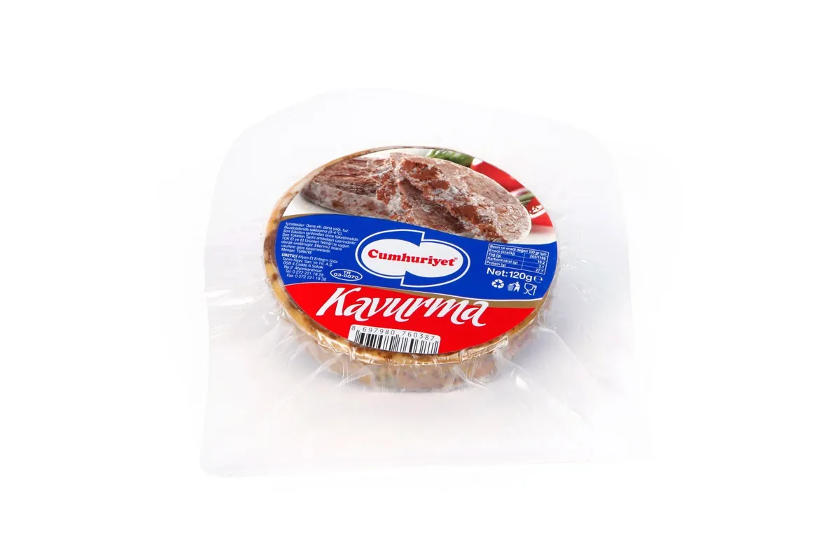 CUMHURİYET DİLİMLİ KAVURMA 120 GR