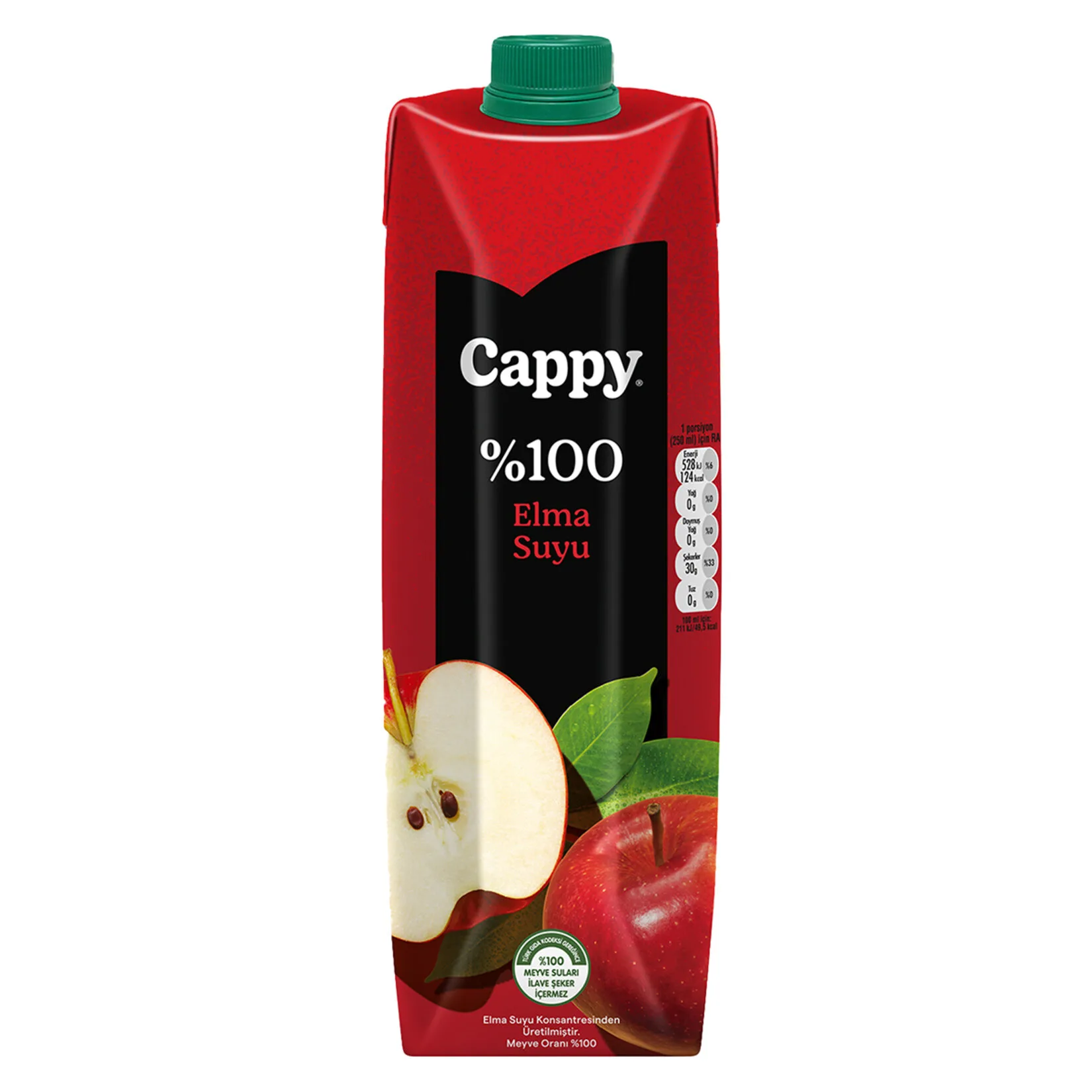 CAPPY %100 ELMA SUYU 1LT