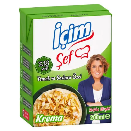 İÇİM ŞEF KREMA YARIM YAĞLI 200ML