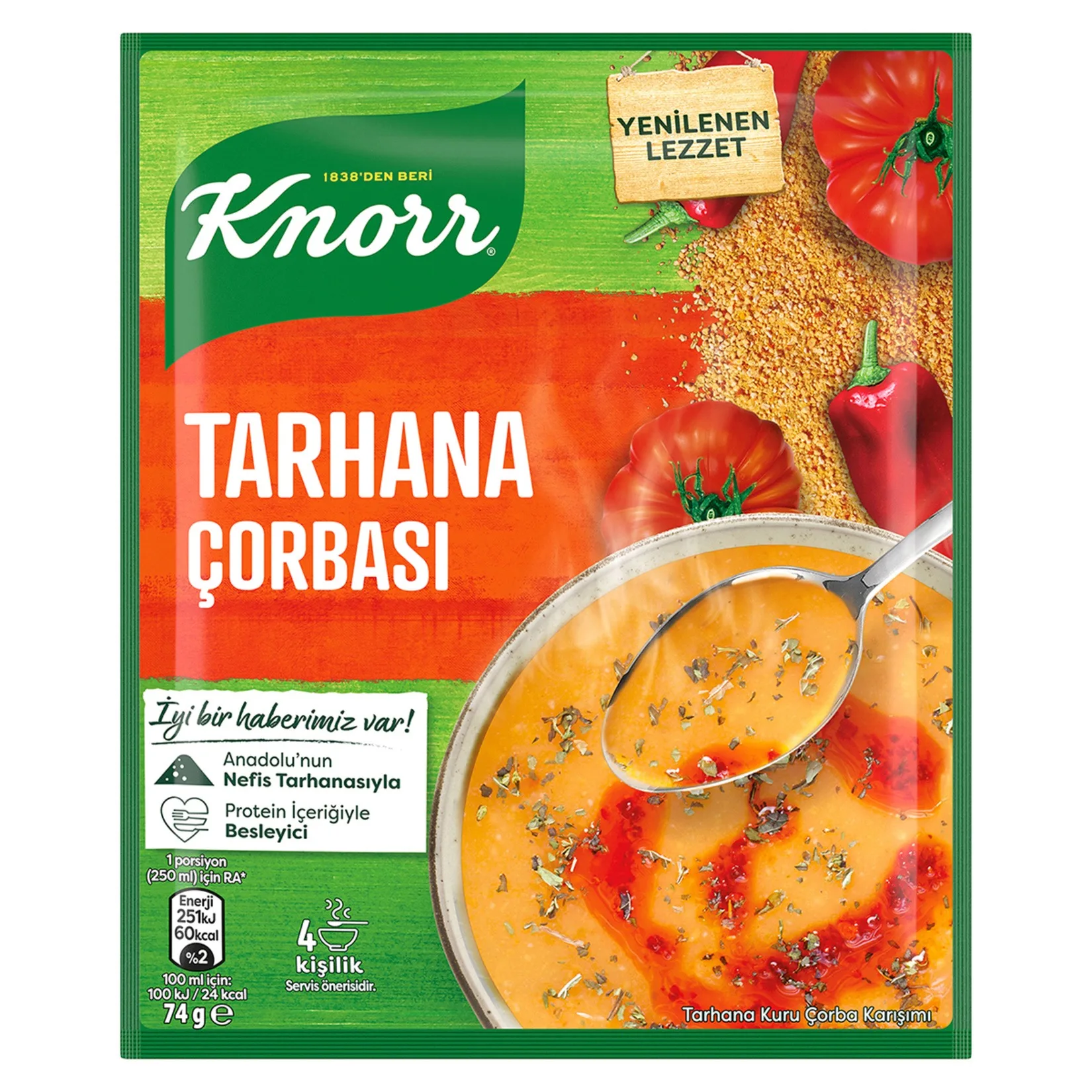 KNORR TARHANA ÇORBASI 74GR(20264420)