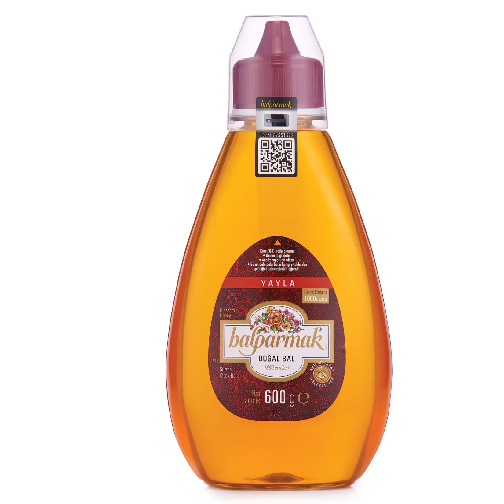 YAYLA BALPARMAK DOĞAL BAL 600gr