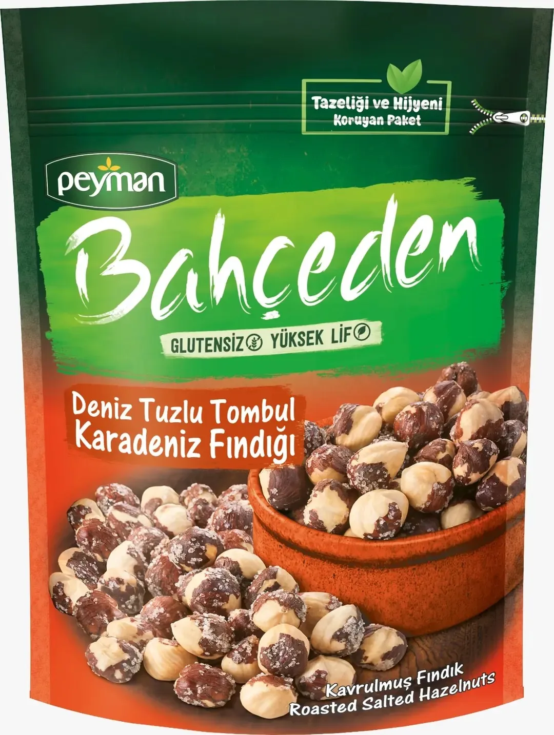 BAHÇEDEN PEYMAN TUZLU KAVRULMUS FINDIK 130 G