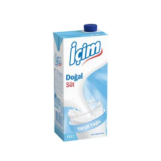 İÇİM SÜT YARIM YAĞLI 1LT