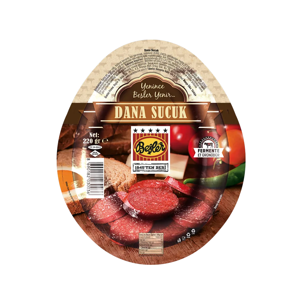 BEŞLER DANA 200 GR.VAKUMLU SUCUK