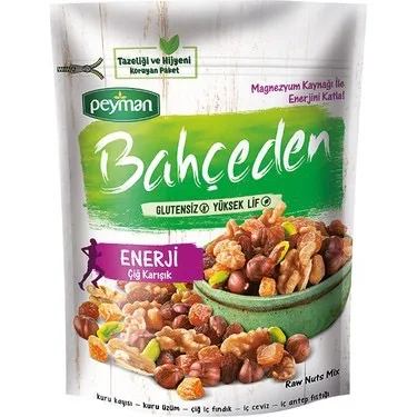 BAHÇEDEN PEYMAN ÇİĞ KARIŞIK ENERJI  140 G(7550)