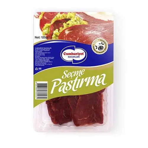 CUMHURİYET SEÇME PASTIRMA 120 GR