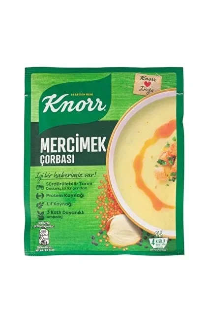 KNORR MERCİMEK ÇORBASI 76GR(20292365)