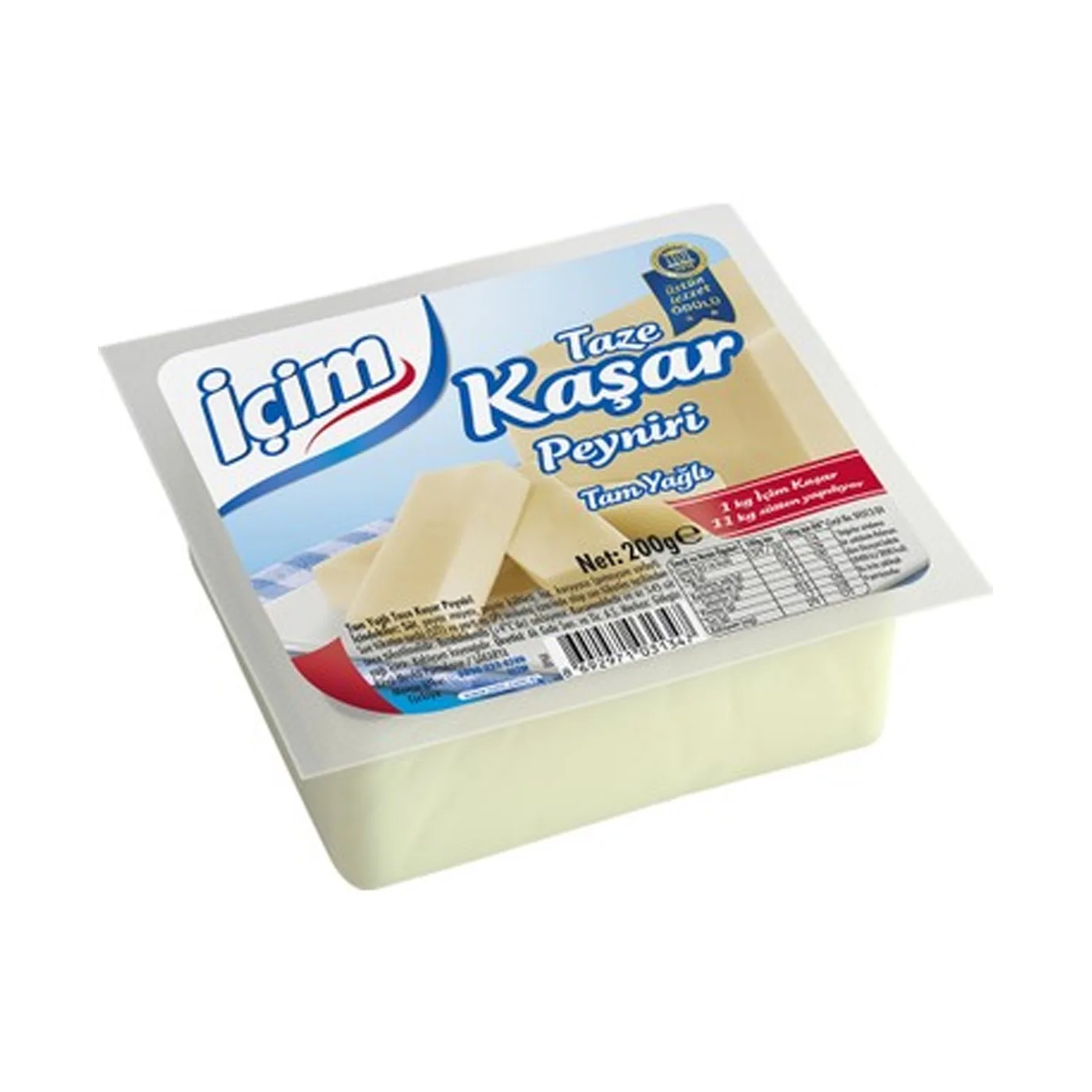 İÇİM KAŞAR PEYNİRİ  200GR