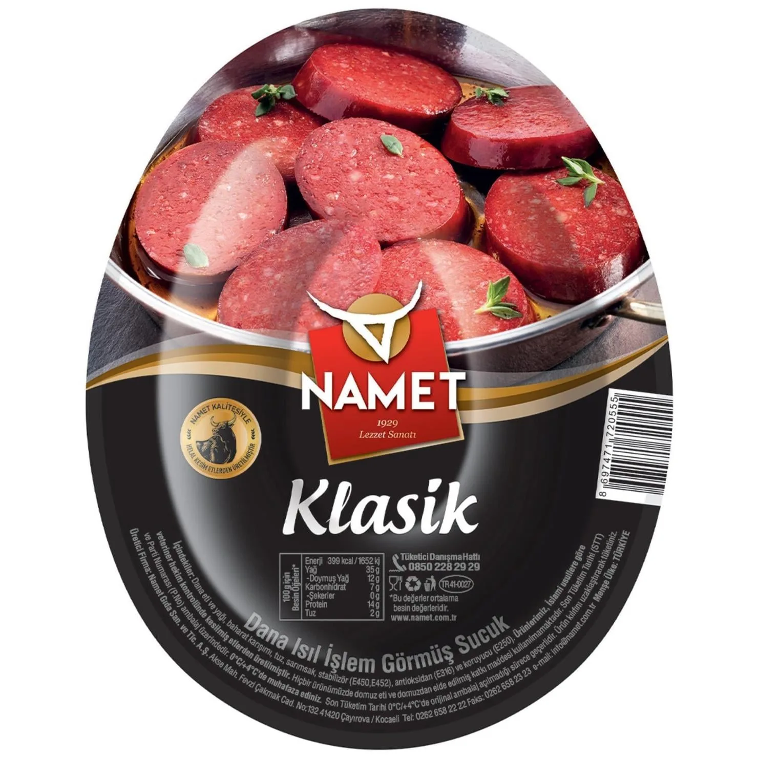 NAMET SUCUK DANA ISIL İŞLEM 200GR(153360038)
